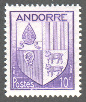Andorra (Fr) Scott 78 Mint - Click Image to Close